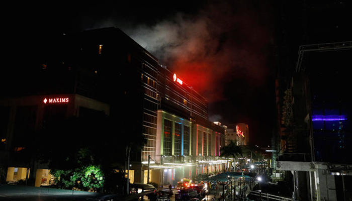 Four killed, some trapped as fire hits hotel in Philippine capital