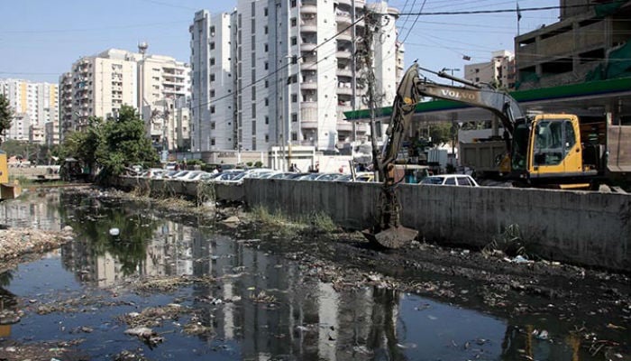 Who is responsible for cleaning Karachi?