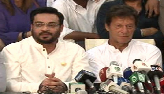 Imran welcomes Aamir Liaquat to PTI 
