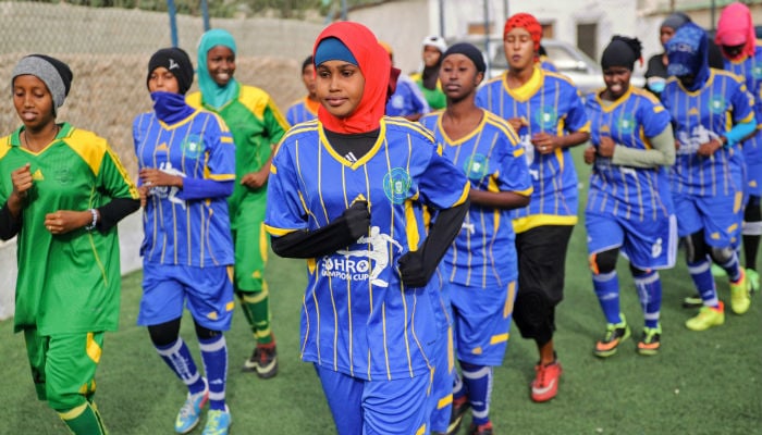 In Somalia, women defy strict rules to play football