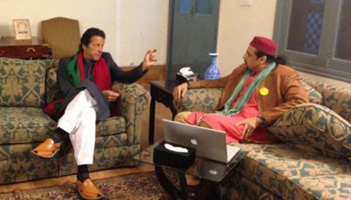 Salman Ahmad supports Imran Khan once again