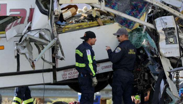 12 dead after Ecuador bus slides off road: officials