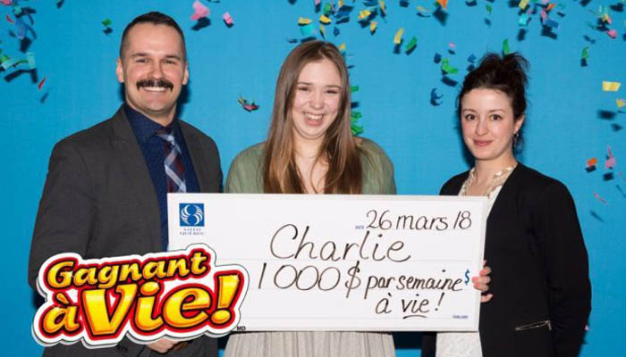 Canadian teen wins $1,000 a week for life on 18th birthday