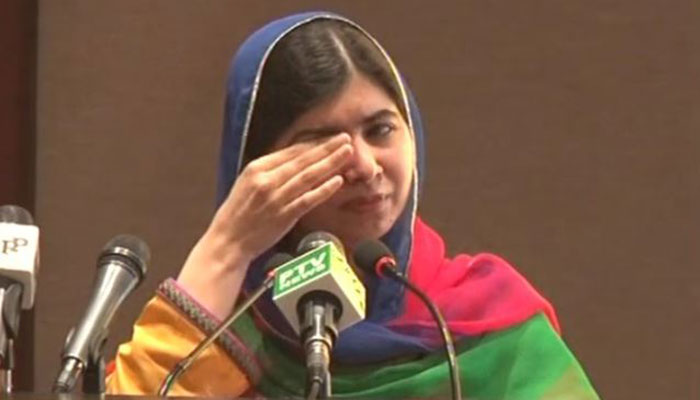 I am very happy to be back home, says an emotional Malala