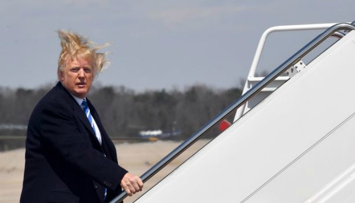 Donald Trump’s hair has no chill