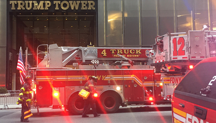 Civilian killed, four firefighters wounded in Trump Tower blaze in NYC
