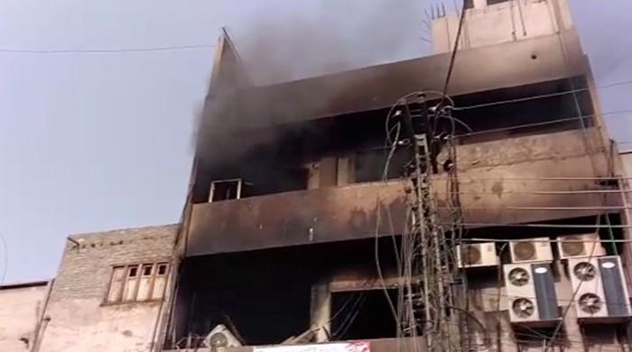 Second fire incident in Multan store in two days