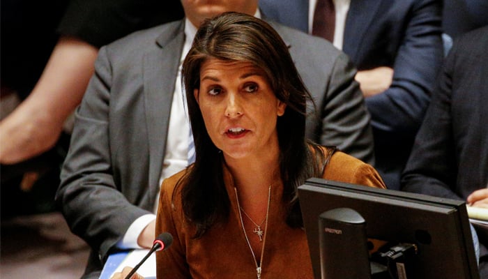 US 'will respond' to Syria attack regardless of UN action: Haley