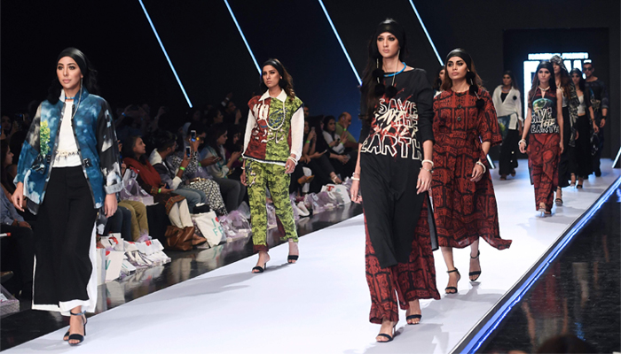 Pakistani designers tackle social issues on FPW day one 