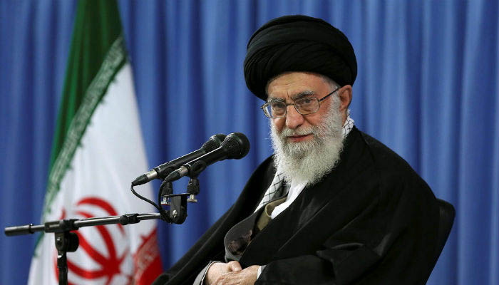 Iran's Khamenei slams 'criminals' Trump, Macron, May