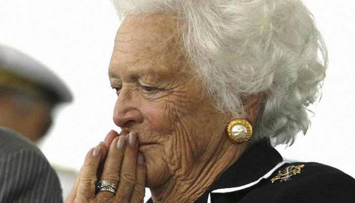 Barbara Bush, wife of ex-President George HW Bush, in 'failing health'