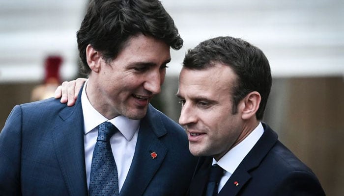 Macron, Trudeau deepen 'bromance' in Paris