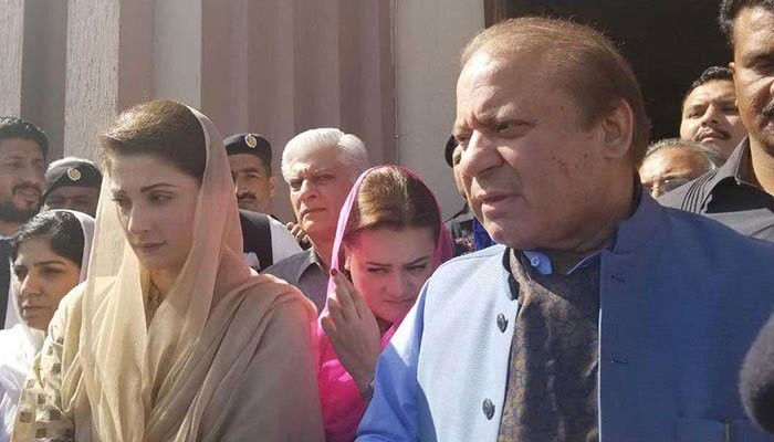 Nawaz avoids talking 'political matters' on hospital visit to see ailing wife