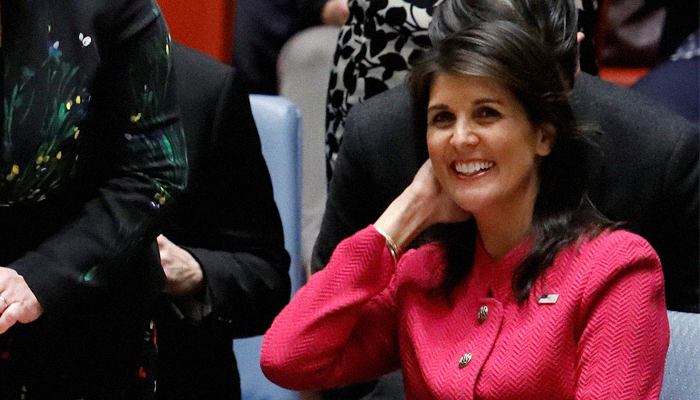 US envoy to UN Haley says relationship with Trump 'perfect'