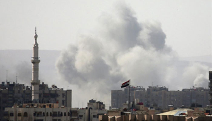 Syrian rebels withdraw from enclave northeast of Damascus