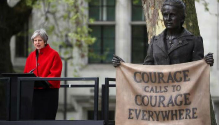 Monument to feminist trailblazer Fawcett erected outside London's parliament