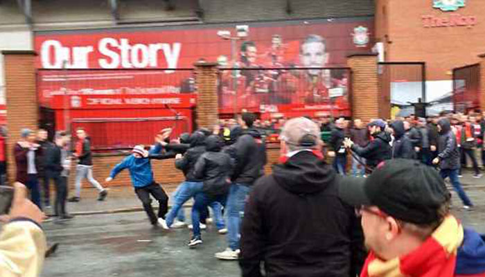 Liverpool fan fighting for his life after assault by Roma fans