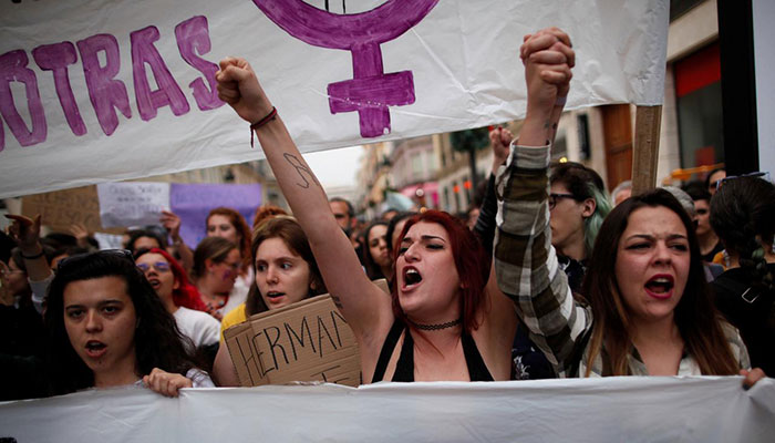 Protests in Spain as five cleared of gang rape at San Fermin festival