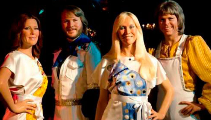 Members of the Swedish pop group ABBA pose for a photo. — AFP/File