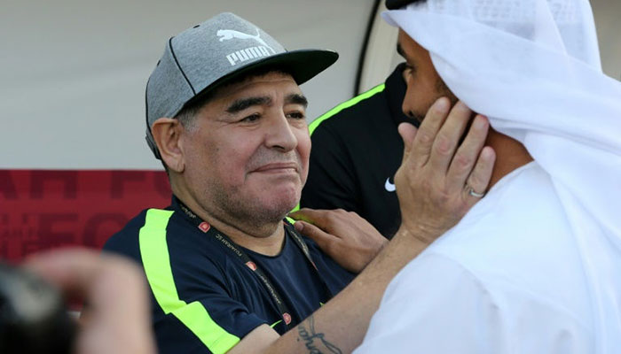 Maradona quits as coach of second division UAE team 