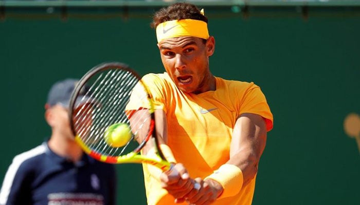 Nadal thrashes Goffin to set up Barca final with teenager Tsitsipas