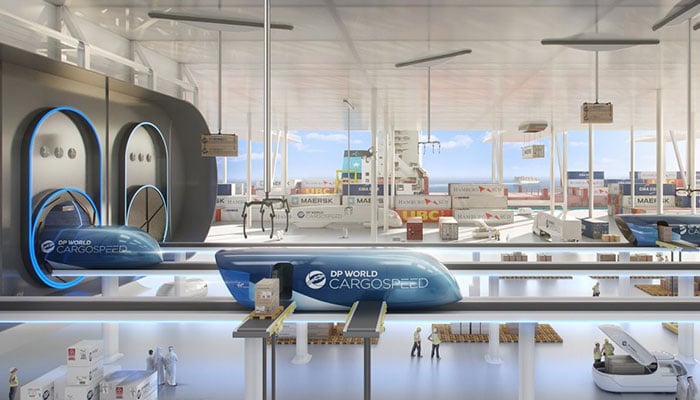 Dubai Port Operator Hyperloop Team Up On High Speed Cargo Delivery