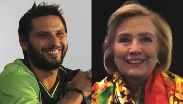 Shahid Afridi thanks Hillary Clinton for support, wishes for his welfare organisation