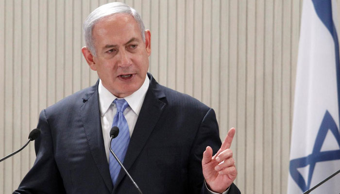 Netanyahu says Iran crossed 'red line' with rocket fire
