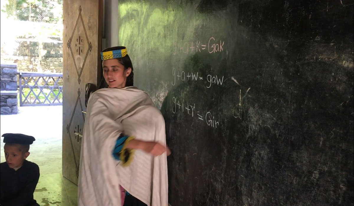 School in Kalash where heritage is preserved in people 