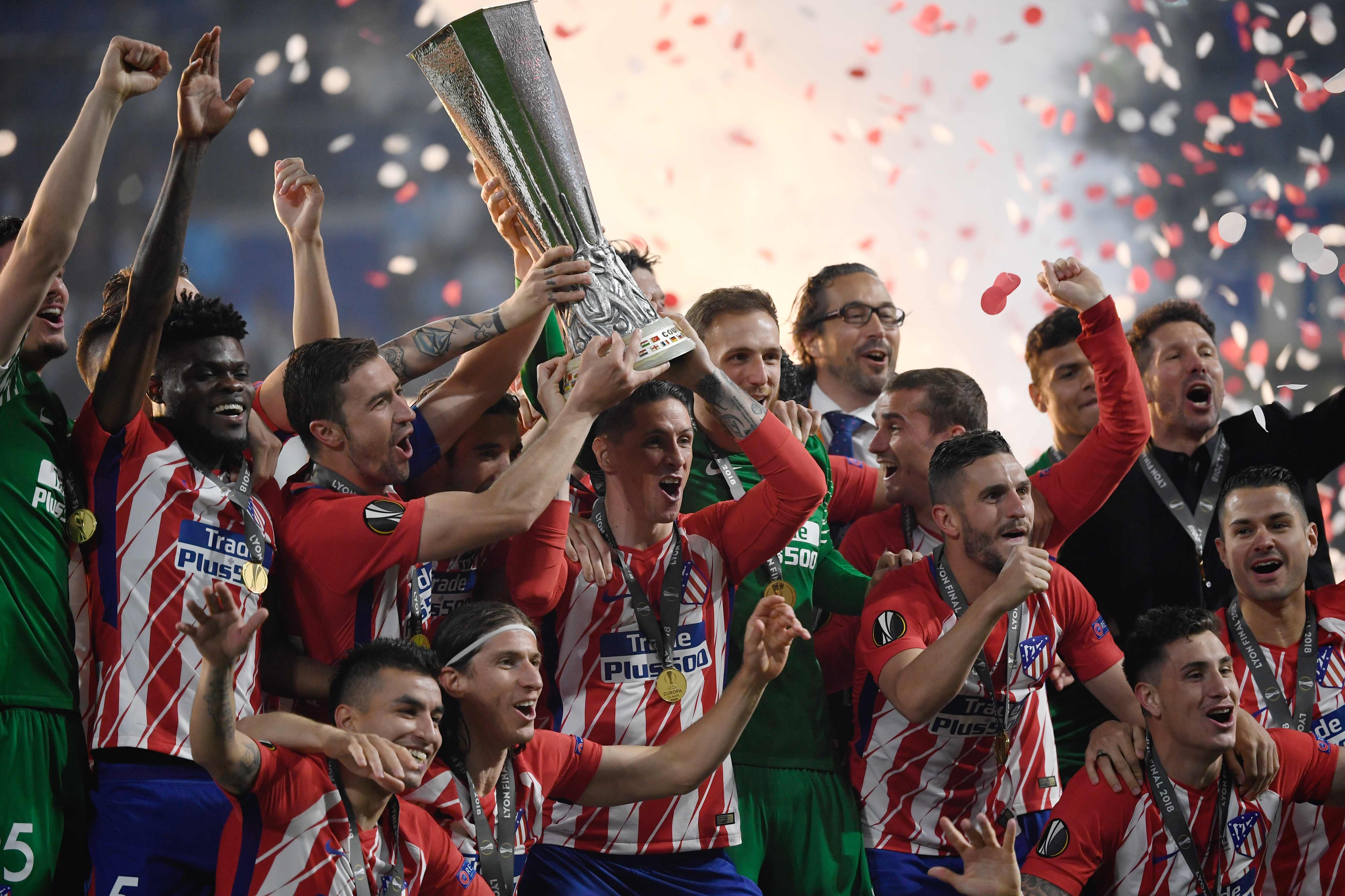 Antoine Griezmann fires Atletico Madrid to Europa League title