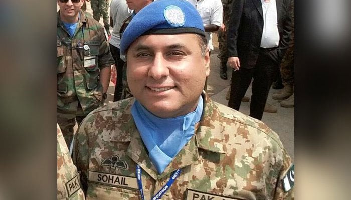 Martyred Colonel Sohail Abid laid to rest with full military honours