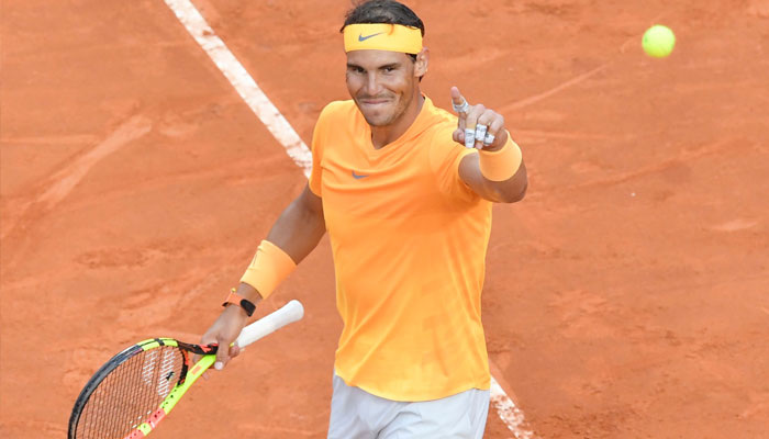 Rain helps Nadal claim stunning eighth Rome Masters title