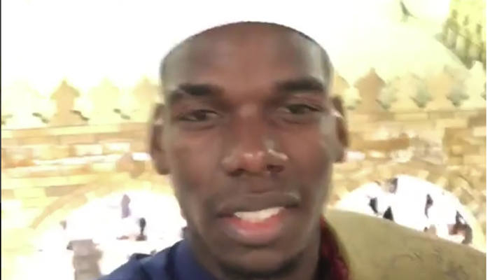 Manchester United superstar Paul Pogba performs Umrah