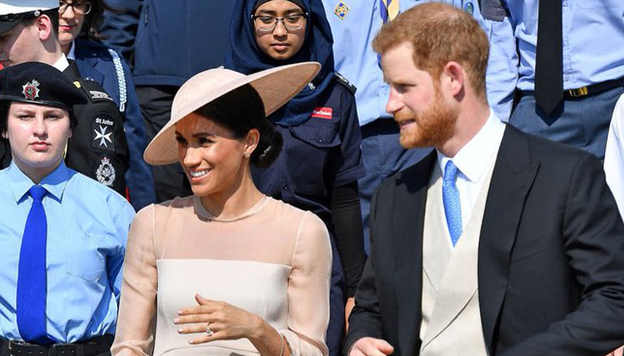 Prince Harry, Meghan Markle make first appearance since royal wedding