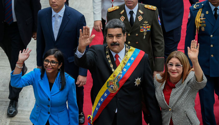 Venezuela's Maduro sworn in for second six-year term