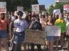 Locals, exchange students in US protest against gun violence outside White House