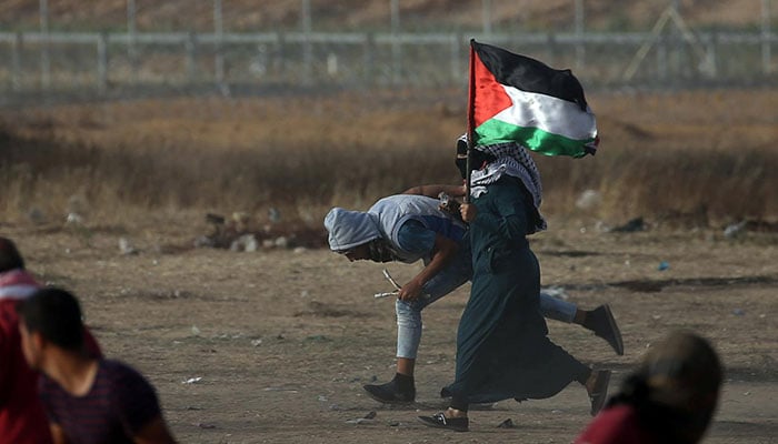 Dozens of Palestinians injured by Israeli gunfire, tear gas in Gaza border protests