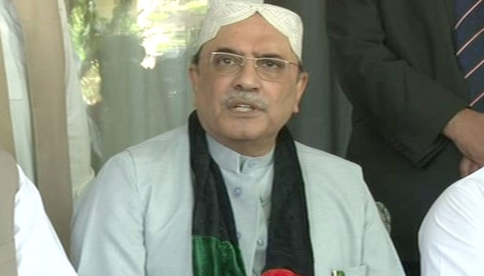 Zardari announces to contest election from Nawabshah