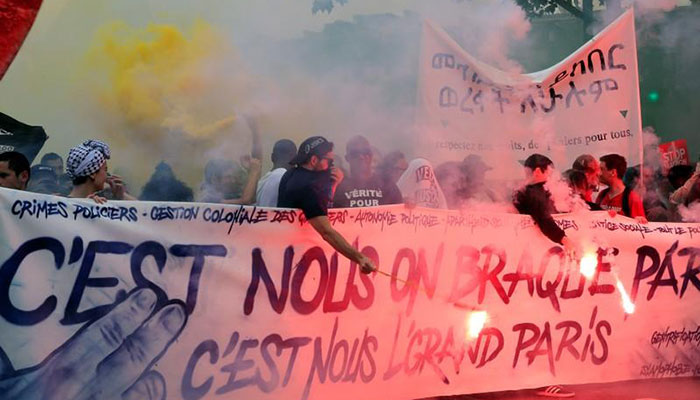 France's far left leads protests against Macron reforms
