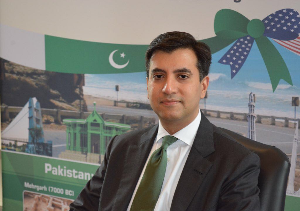 Ali Jahangir Siddiqui takes charge as Pakistan's Ambassador to US