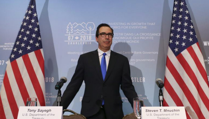G7 asks Mnuchin to convey 'concern and disappointment' on tariffs