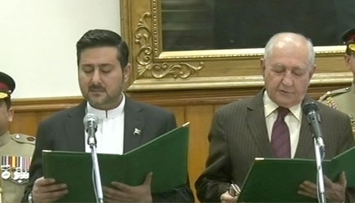 Alauddin Marri sworn in as caretaker Balochistan chief minister