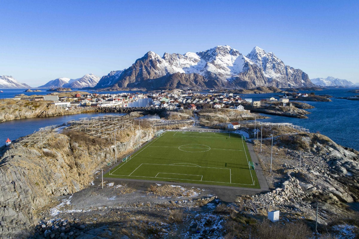 The weird to the wonderful— football pitches of the world | Amazing - Geo.tv