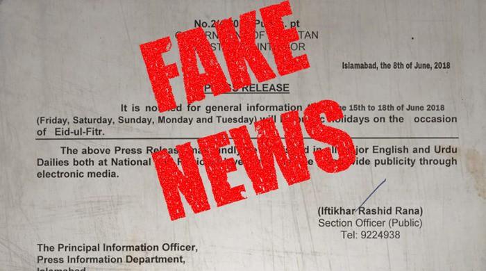 Fake letter on social media creates confusion over Eid-ul-Fitr holidays