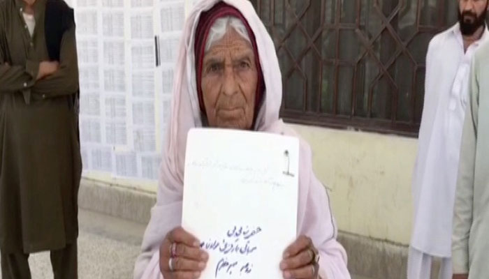 Shortage of Rs3,000 becomes hurdle in nomination papers of 97-year-old Hazrat Bibi
