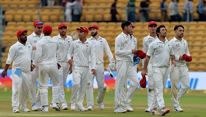 Afghanistan fight back as India reach 347-6 in historic Test