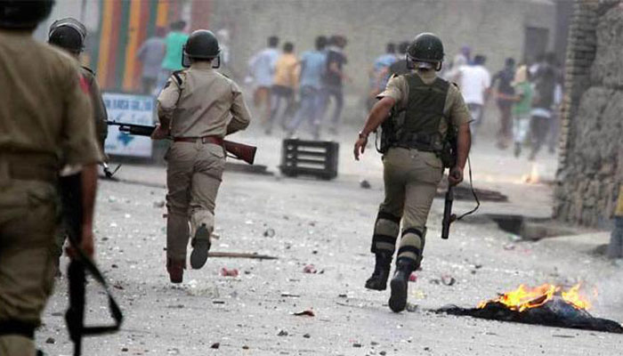 Indian troops martyr Kashmiri youth in IoK: KMS