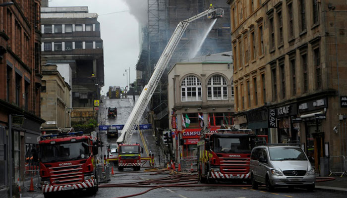 Glasgow blaze guts one of world's top art schools - again 