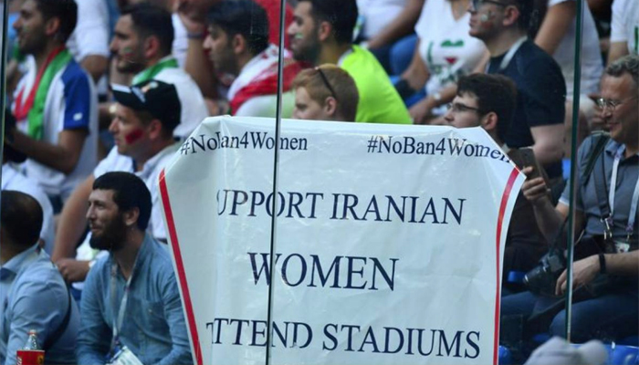 Iran women's activist says blocked from protesting at Russia World Cup