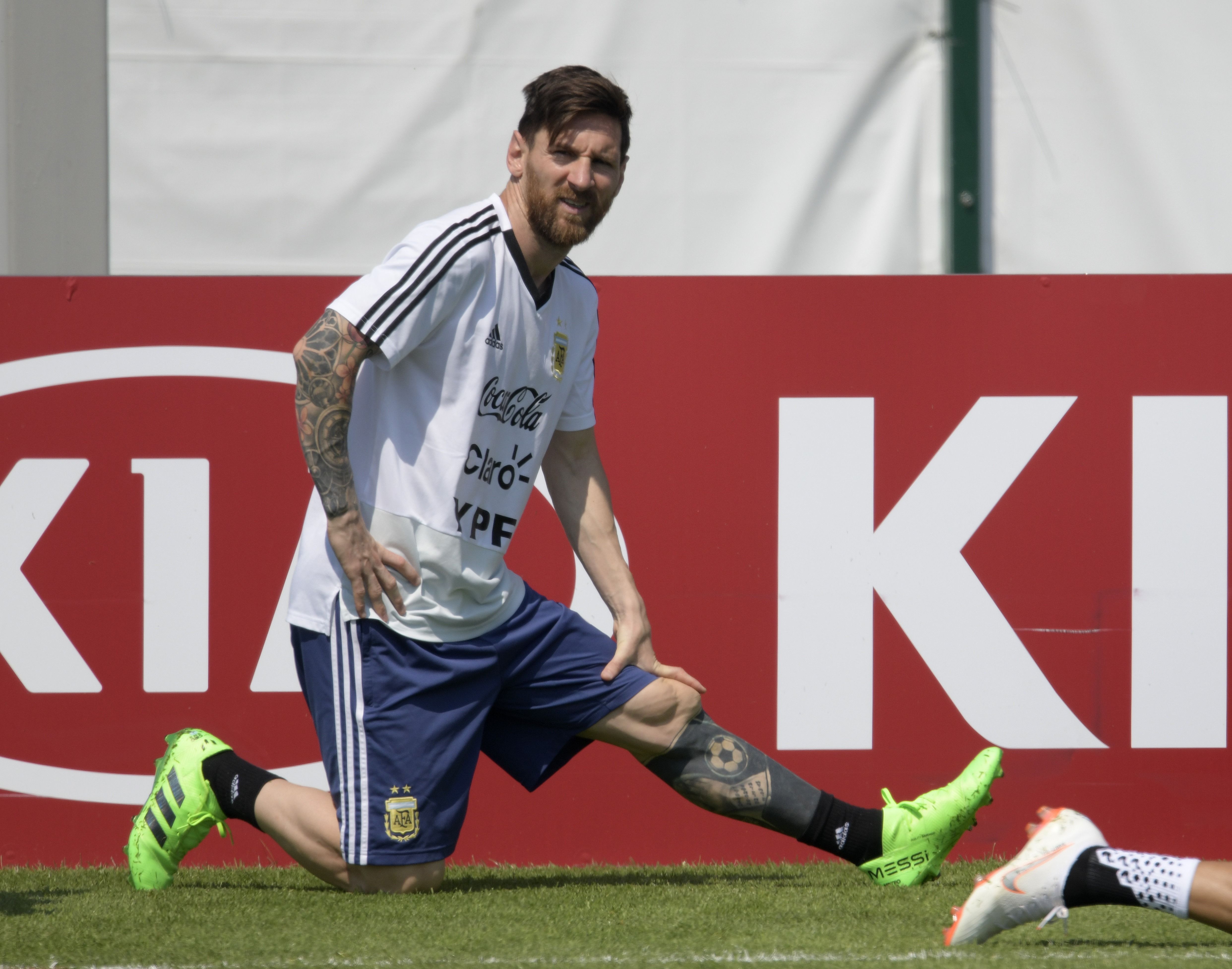 Messi on a mission as Argentina train with renewed hope